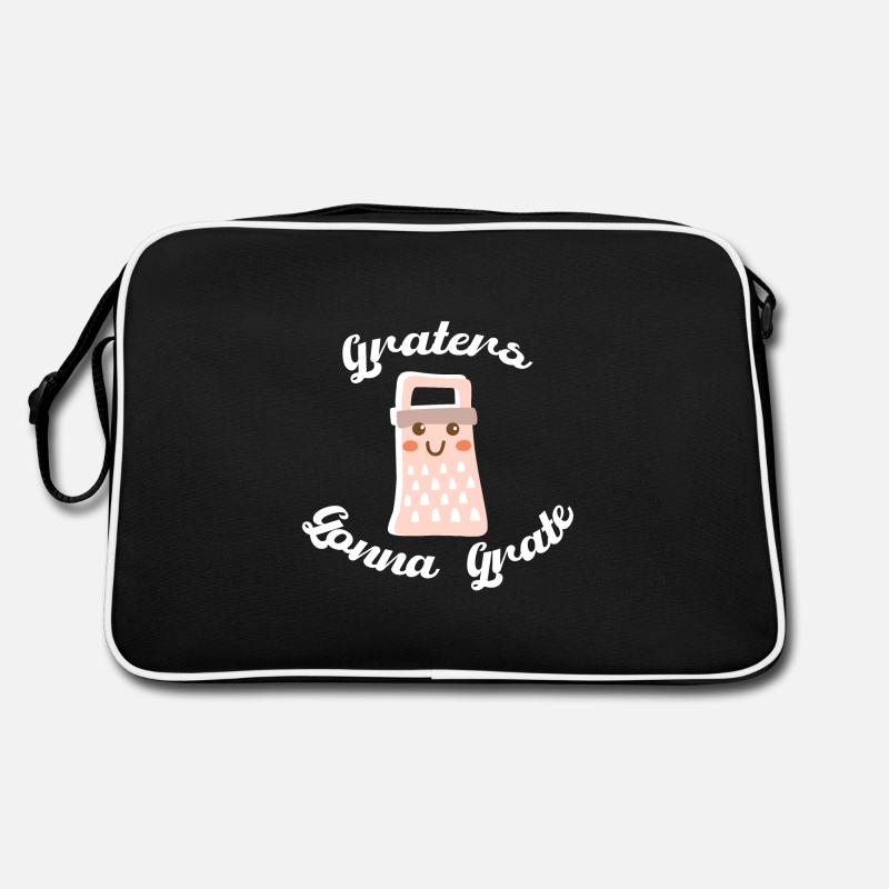 Graters gonna grate cheese grater funny gift idea Retro Bag