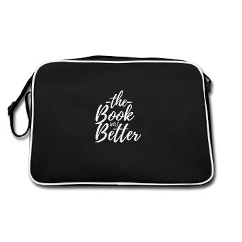The Book Was Better - Sac Retro - noir/blanc - Dos