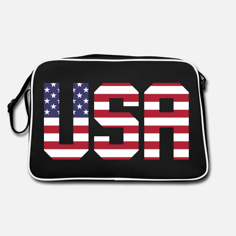 Les États-Unis aux couleurs du drapeau américain drapeau Sac Retro