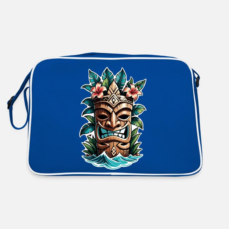 Tiki Beach - Polynesia Statue Retro Bag
