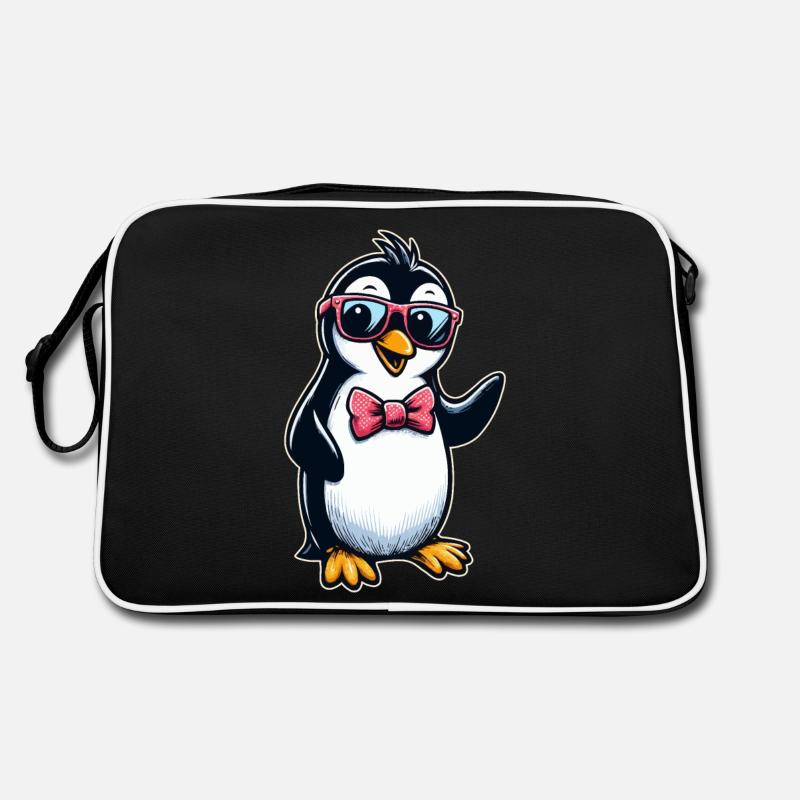 Pingouin mignon Sac Retro