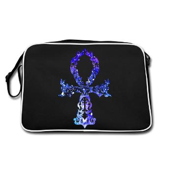 Ankh Cosmique - Version Indigo - Sac Retro - noir/blanc - Dos