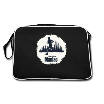 Cityscape Marathon Runner - Retro Bag - black/white - Back