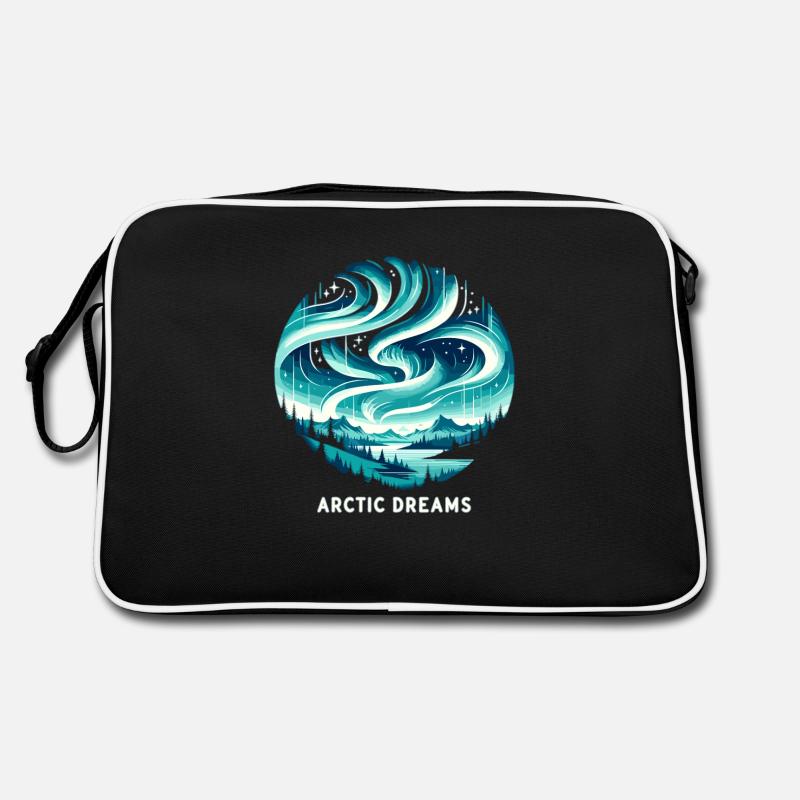 Murmures de l’Arctique - Sac Retro - noir/blanc