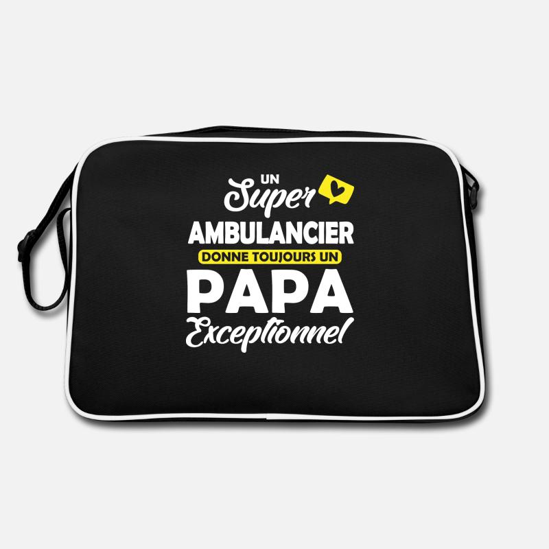 ambulancier et papa / papa exceptionnel Sac Retro