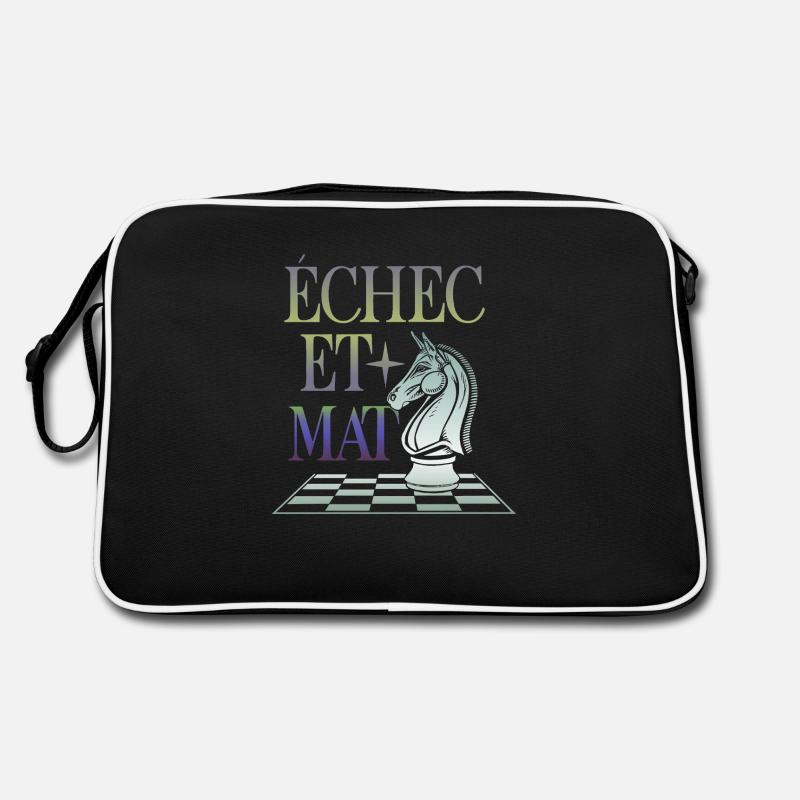 Echec et Mat - Sac Retro - noir/blanc