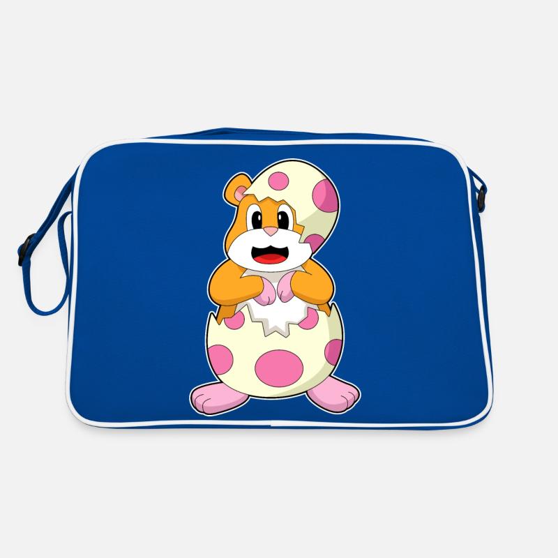 Hamster eggshell egg Retro Bag
