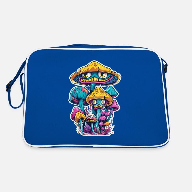 Magic Mushrooms Retro Bag