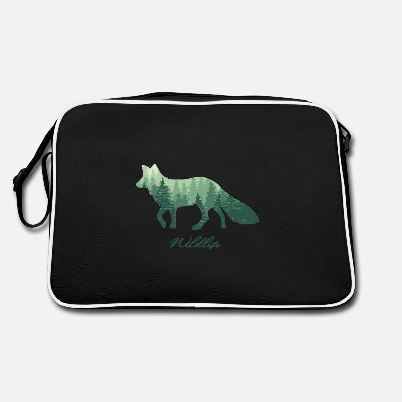 Fox forest Wildlife fox Retro Bag