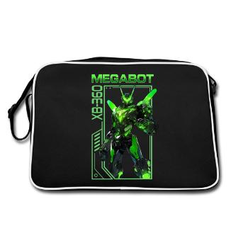 Game Console MegaBot XB-360 – Anime Shirt - Retro Bag - black/white - Back