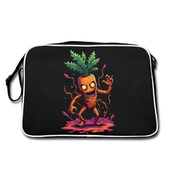 Monstre de carotte - Sac Retro - noir/blanc - Dos