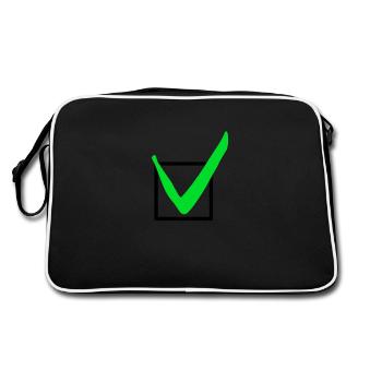 hook - Retro Bag - black/white - Back