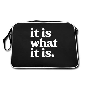 c’est ce qui est - Sac Retro - noir/blanc - Dos