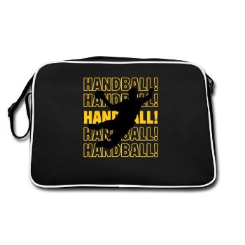 Handball handball handball - Sac Retro - noir/blanc - Dos