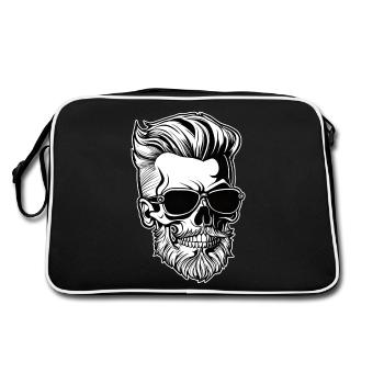 Cool garçon grossier - Sac Retro - noir/blanc - Dos