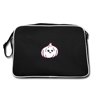 garlic - Retro Bag - black/white - Back