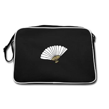 ventilateur - Sac Retro - noir/blanc - Dos