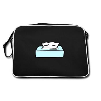Cosmétique - dessin - Sac Retro - noir/blanc - Dos