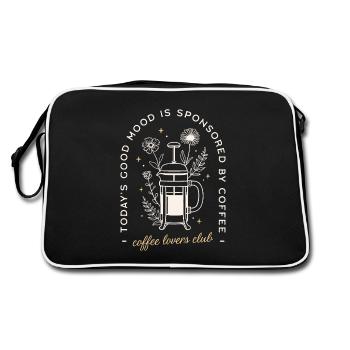 Citation café de spécialité humour - Sac Retro - noir/blanc - Dos