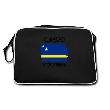 Curacao - Est. 1499 - Dutch Caribbean - Karibik - Retro Bag - black/white - Back