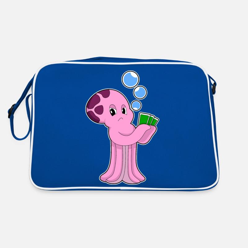 Krake Poker Poker Cards Retro Bag