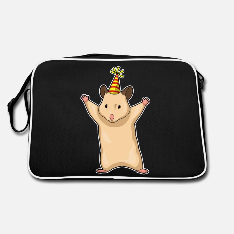 Chapeau de fête de hamster Sac Retro