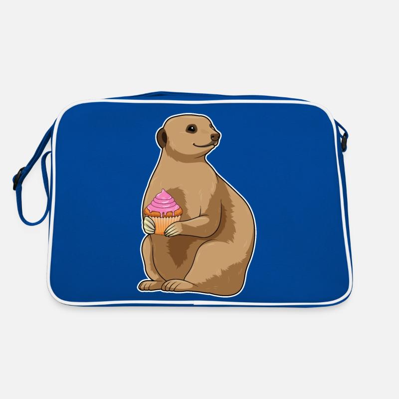 Erdmännchen Muffin Retro Tasche