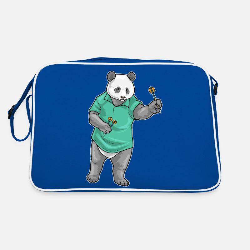 Panda Dart Dartpfeil Sac Retro