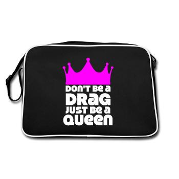 Drag Queen Gift Transsexual Pride LGBT Gender - Sac Retro - noir/blanc - Dos