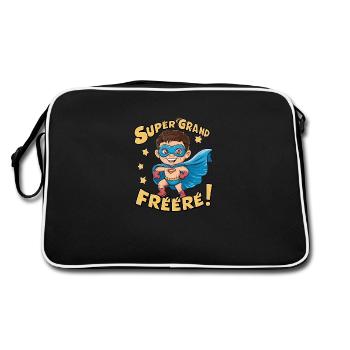 Super grand frere - Sac Retro - noir/blanc - Dos