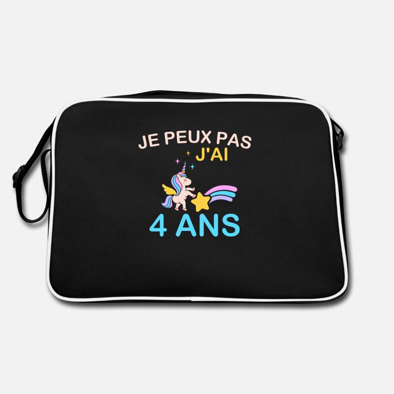 Je peux pas j'ai 4 ans Sac Retro