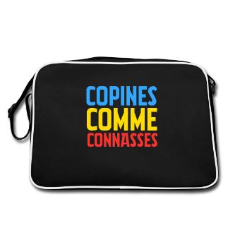 copines comme connasses - Sac Retro - noir/blanc - Dos