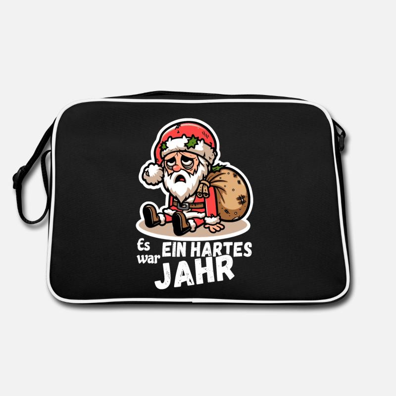 Drôle de Père Noël Dire Sac Retro