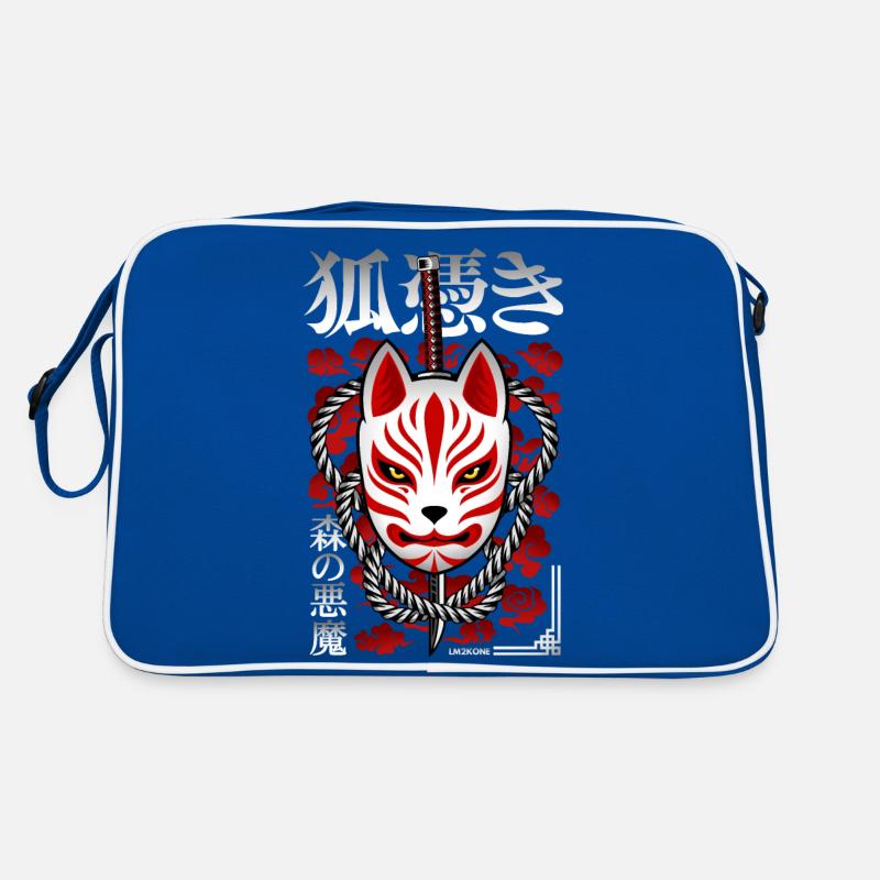 Japan Kitsune - Walddämon Retro Tasche