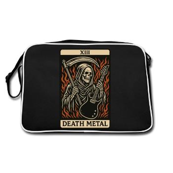 Death Metal (Card XIII) - Retro Bag - black/white - Back