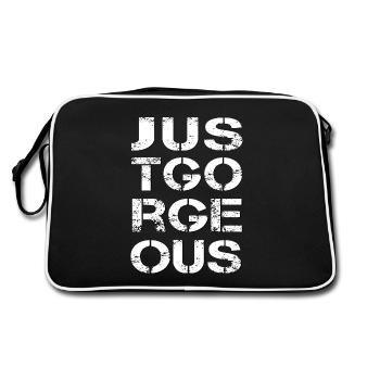 Tout simplement génial juste magnifique le meilleur des meilleurs - Sac Retro - noir/blanc - Dos