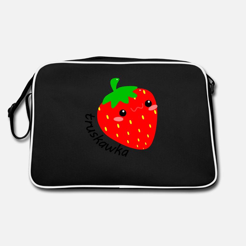 Erdbeere, Truskawka Retro Tasche