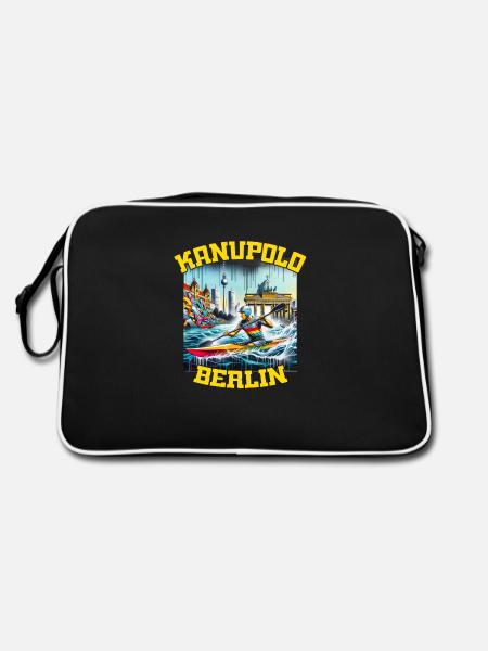 Canoe Polo Berlin Graffiti - Retro Bag - black/white - Back