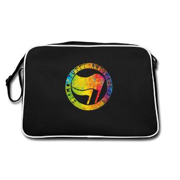 Siamo Tutti Antifascisti - Sac Retro - noir/blanc - Dos