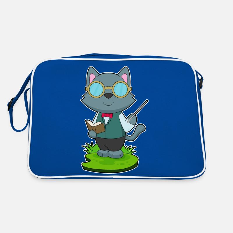 Cat Teacher Pointer Retro Bag