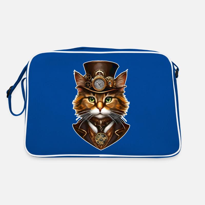Chat Steampunk Cool Sac Retro