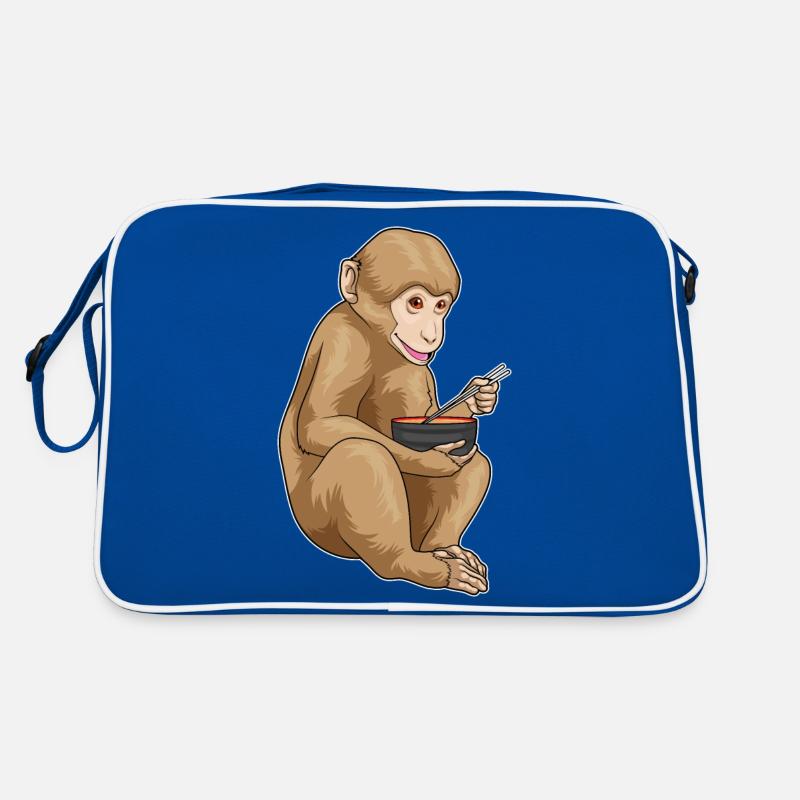 Affe Ramen Schüssel Retro Tasche