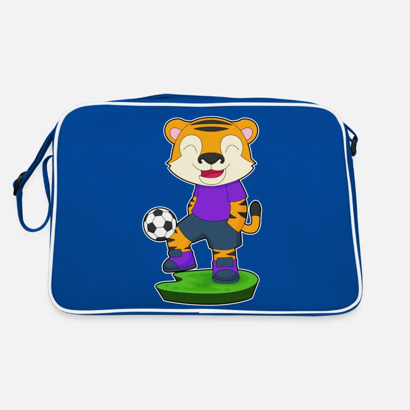 Tiger Soccer Player Soccer Retro Bag