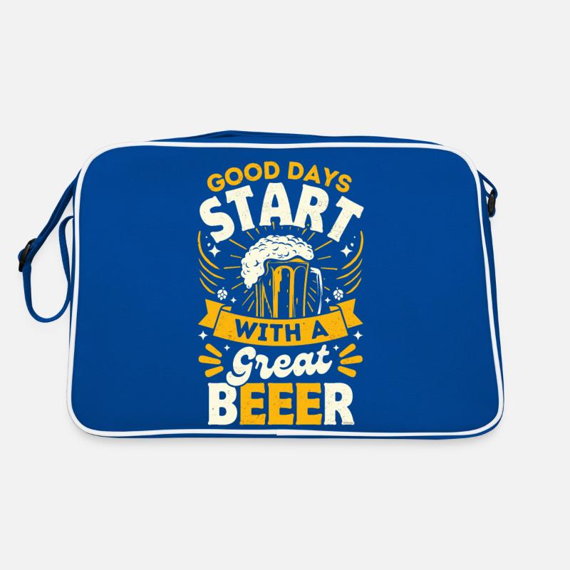 Good days start with a great beeer Sac Retro