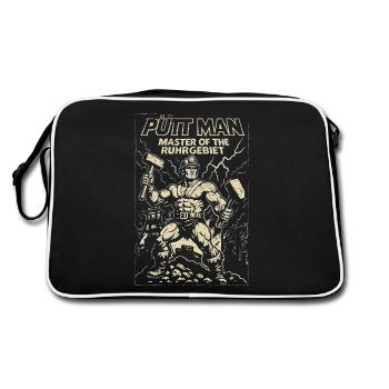 Püttman Ruhrpott Action Figure 80s Ruhgebiet - Retro Bag - black/white - Back