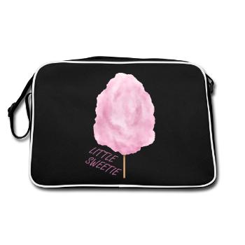Barbe à papa rose sur l’agitation - Sac Retro - noir/blanc - Dos