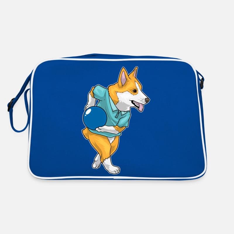 Corgi Bowling Boule de bowling Sac Retro