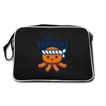 Takoyaki | Japanese street food - Retro Bag - black/white - Back