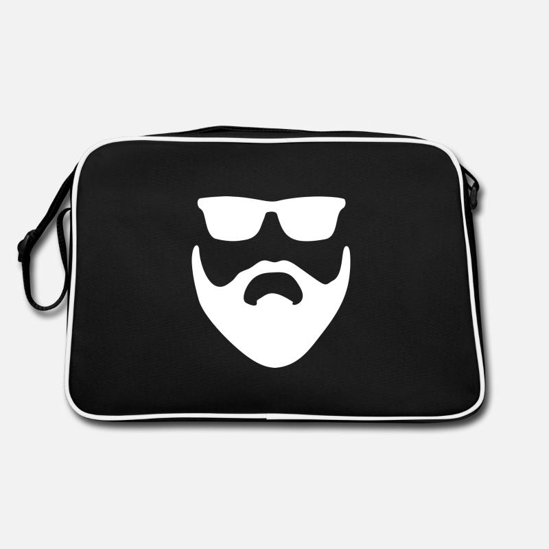 barbe blanche avec des lunettes de soleil Sac Retro