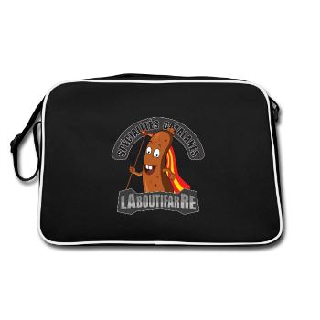 La boutifarre - Sac Retro - noir/blanc - Dos